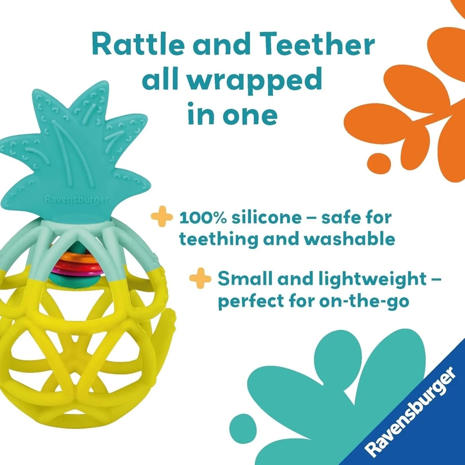 Play+ Rattle & Teether Pineapple - ebebek - Black Friday