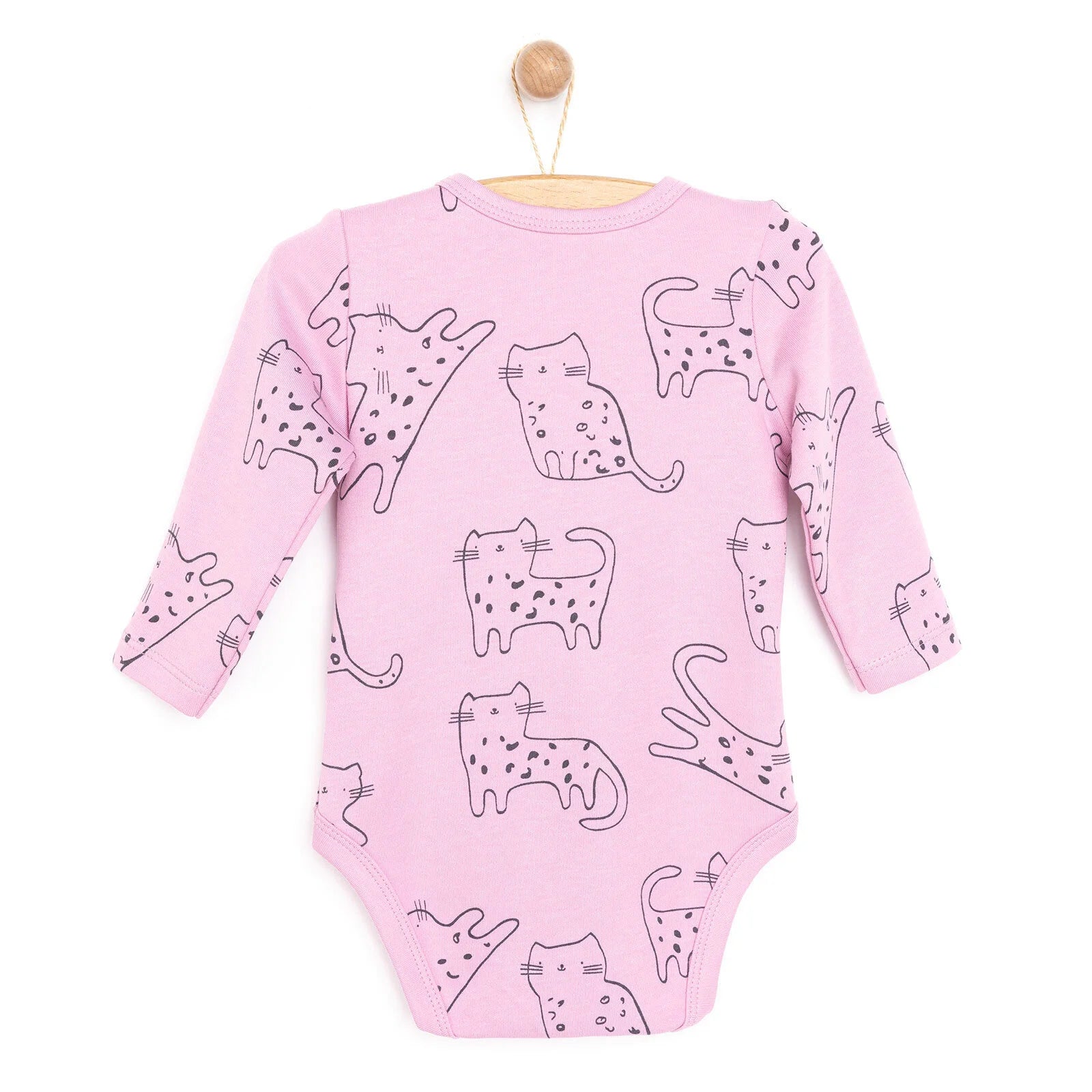 HelloBaby Girl Long Sleeve Bodysuit - Pink - ebebek - Black Friday