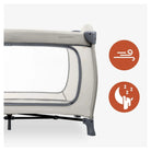 Hauck Sleep N Easyfold Travel Cot - Dark Grey Dark Grey - ebebek - Christmas