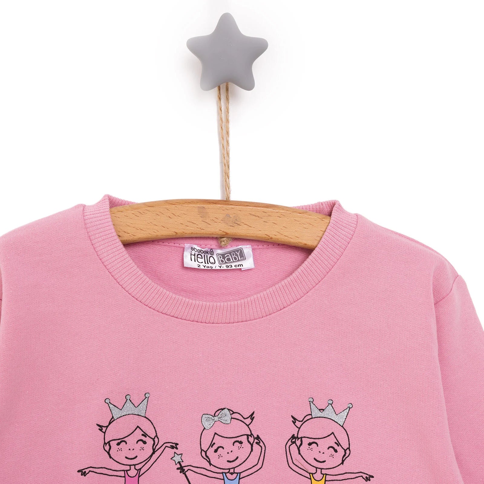 HelloBaby Basic Sweatshirt - Pink - ebebek - Black Friday