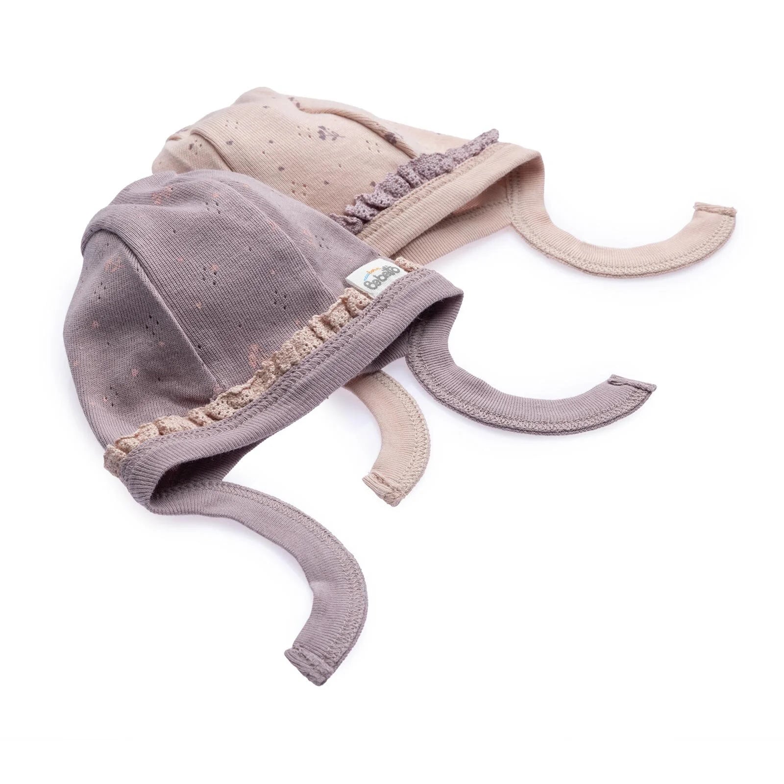 Bebetto Newborn Baby Girl Nature Hat 2 Pcs - Powder - ebebek - Black Friday