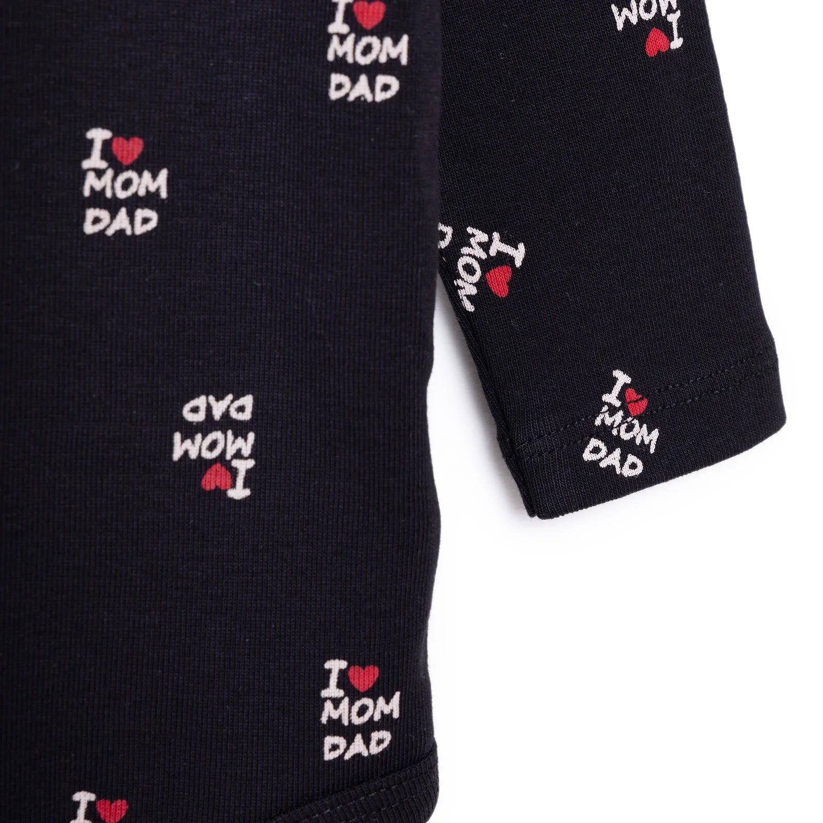 HelloBaby Unisex Long Sleeve Bodysuit - Black - ebebek - Black Friday