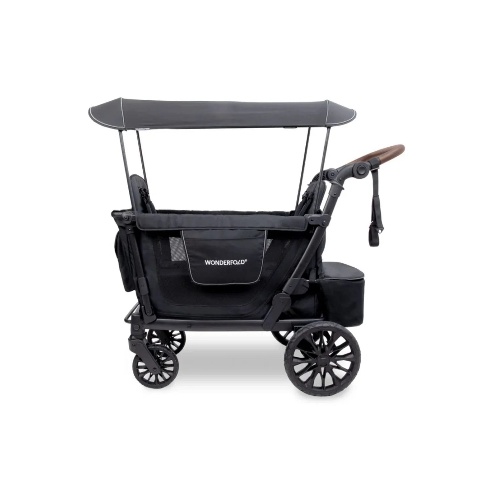Wonderfold L2 Quad Stroller Wagon - Black - ebebek - Black Friday