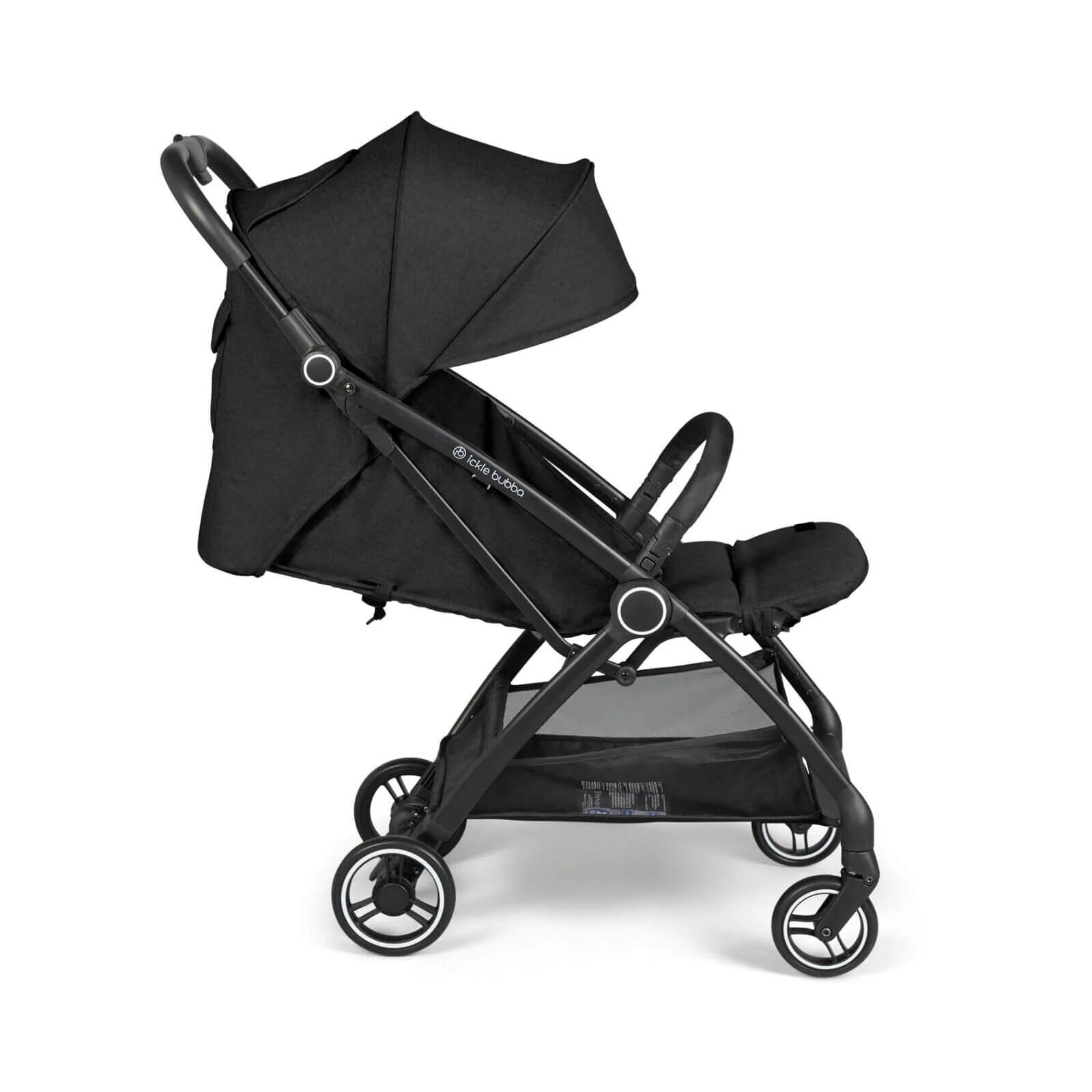 Ickle Bubba Aries Max Autofold Stroller - Black - Ickle Bubba - ebebek