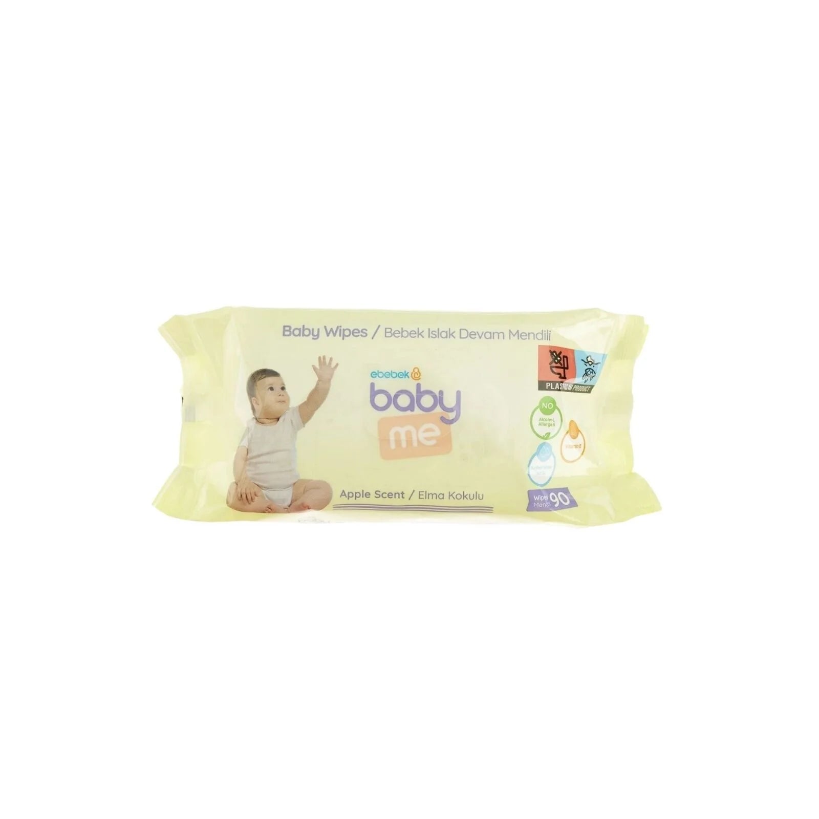 baby me Apple Scented Baby Wipes 90 pcs - ebebek - Black Friday