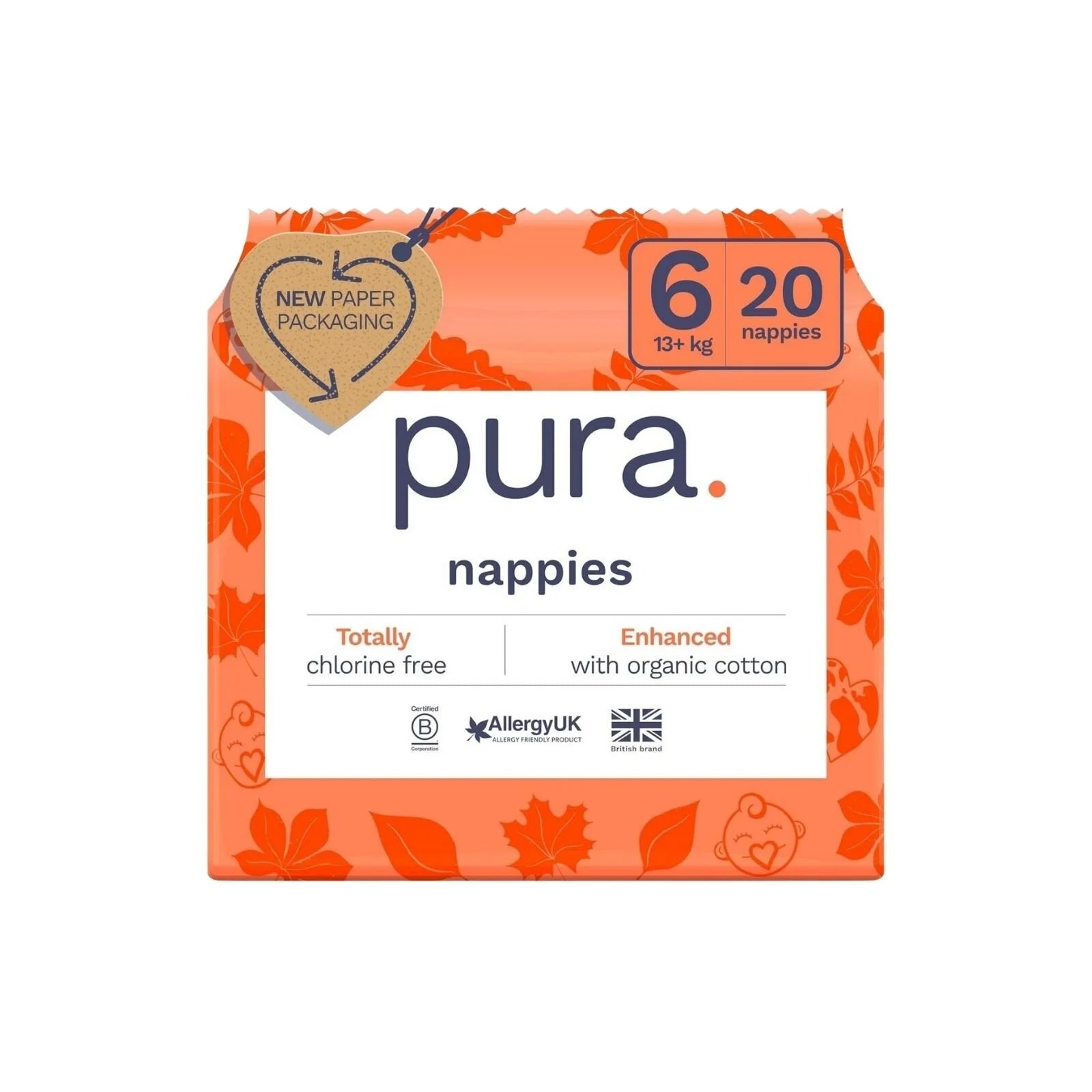 Pura Eco Nappy Size 6 - 20 nappies - ebebek - Black Friday