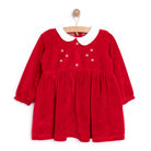 HelloBaby Newborn Girl Velvet Dress - Red - ebebek - Black Friday