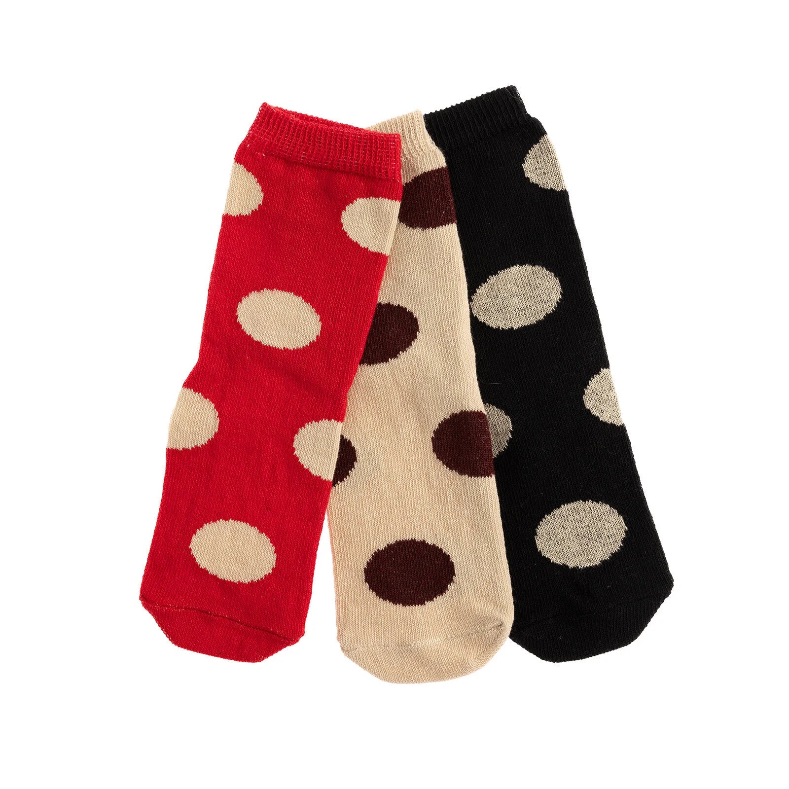 HelloBaby Non - Slip Baby Socks 3 Pcs - Fuchsia - ebebek - Black Friday