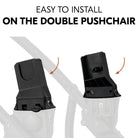 Hauck Duett 2 Car Seat Adaptors - ebebek - Black Friday