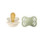 BIBS Supreme Latex Soothers 6+ months Pack of 2 - Ivory & Sage - ebebek - Black Friday