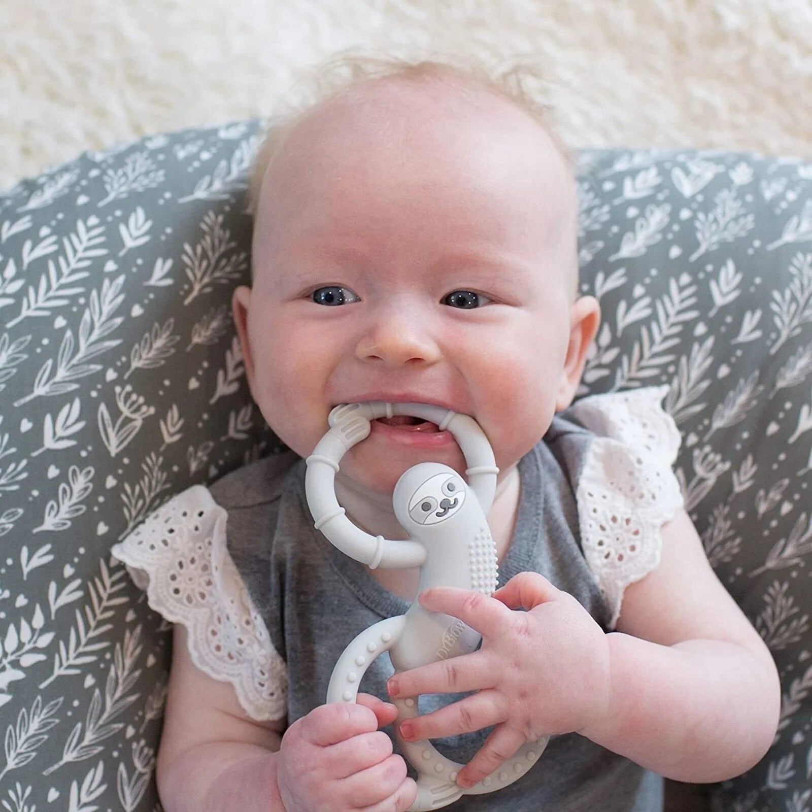 Dr. Brown's Sloth Long Limbed Teether 3+ months - Blue - ebebek - Black Friday