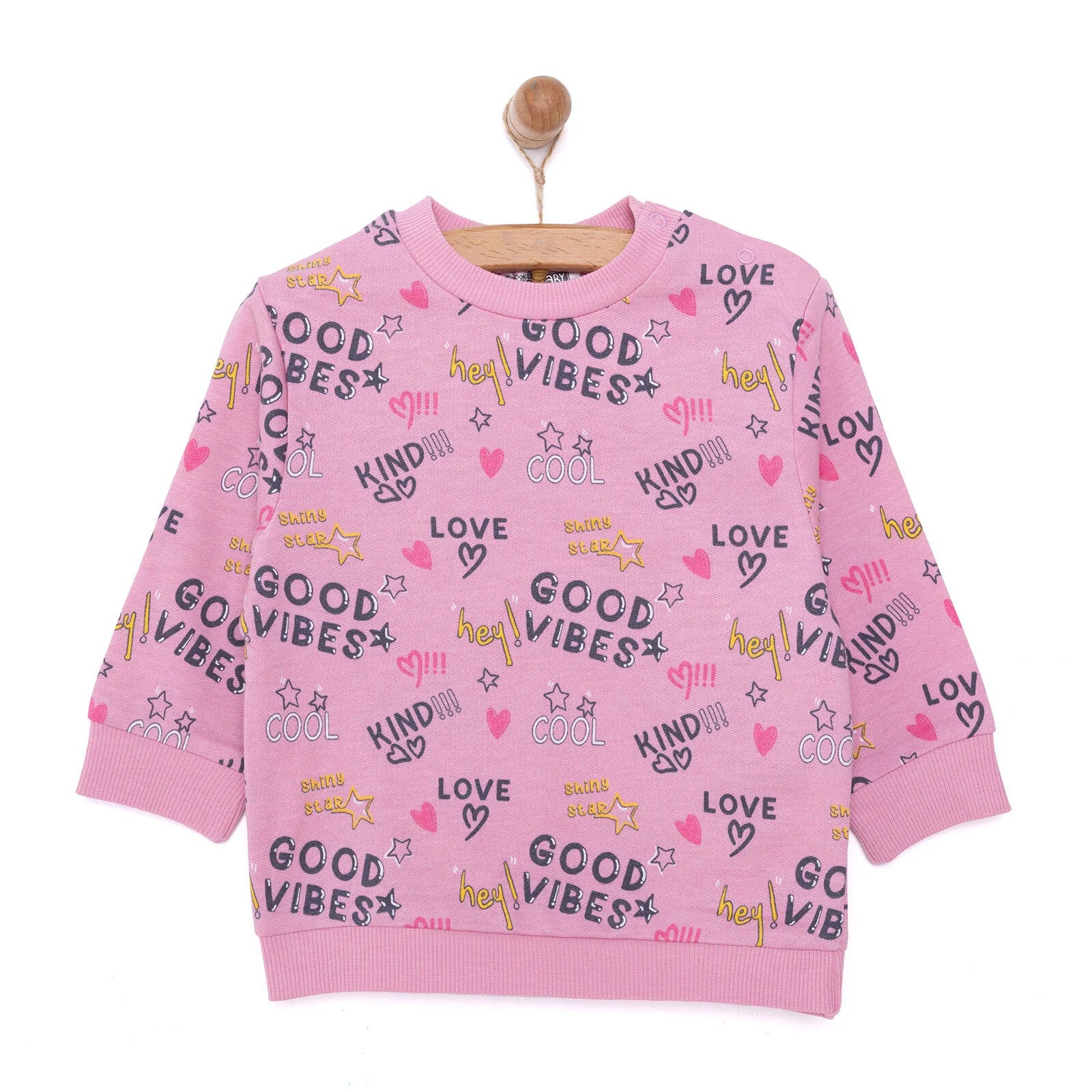 HelloBaby Basic Low Raised Lion Printed Sweatshirt - Printed - ebebek - Black Friday