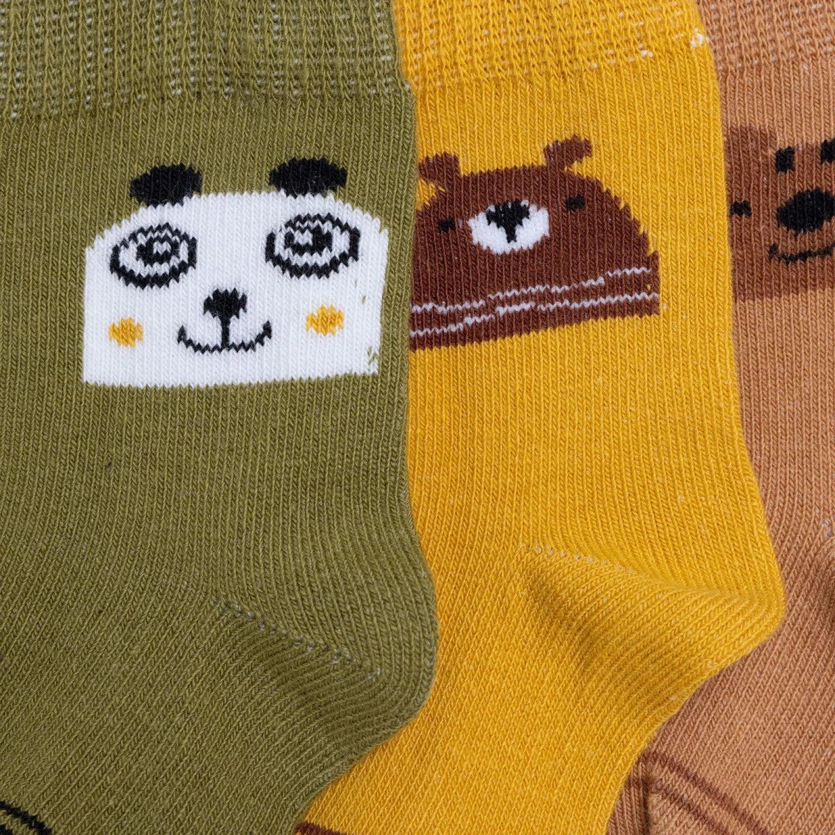 Baby Boy 5 - Pack Ankle Socks Dinosaur Print - Green Green - ebebek