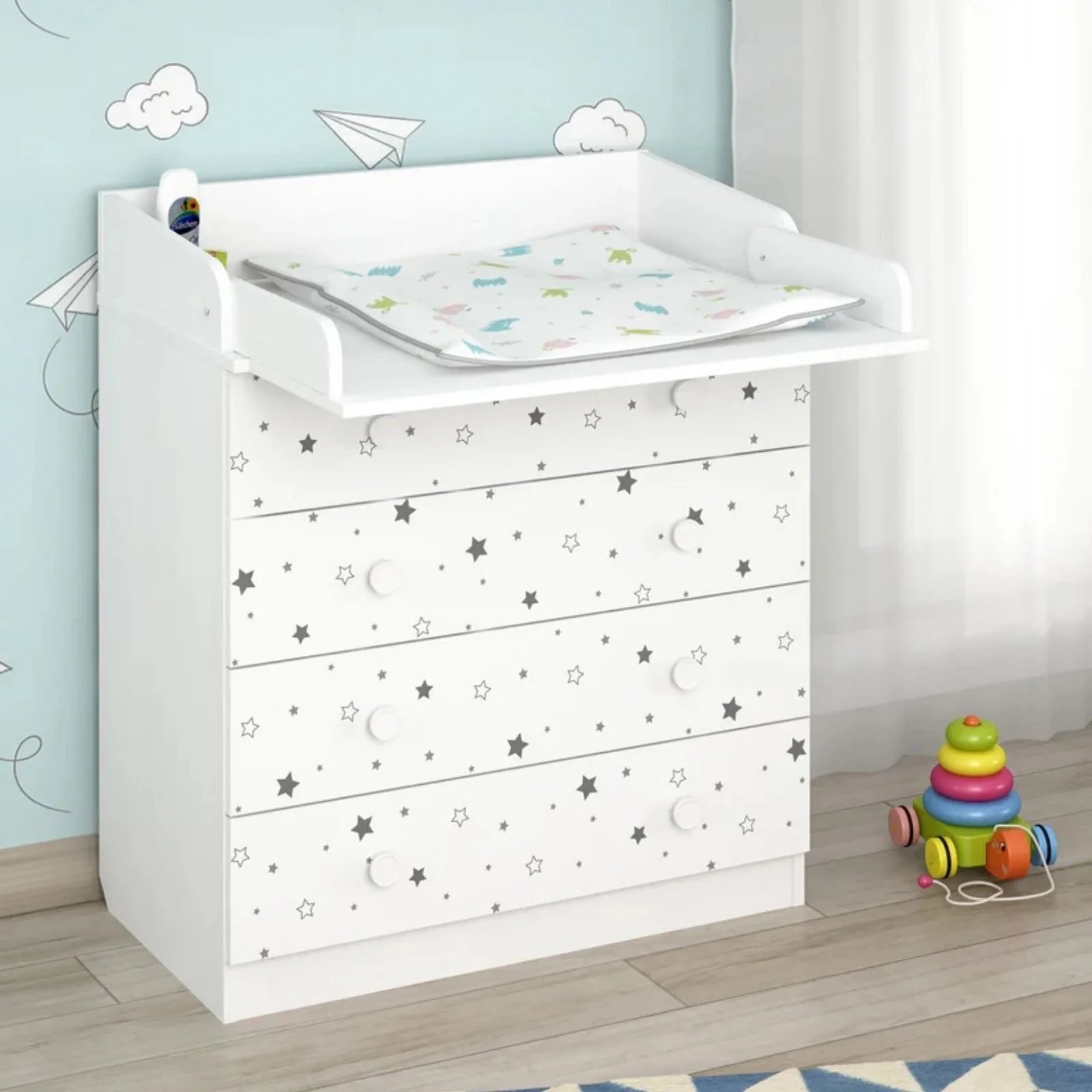 Shefa Kids 800 Changing Dresser - Starlight - ebebek - Black Friday