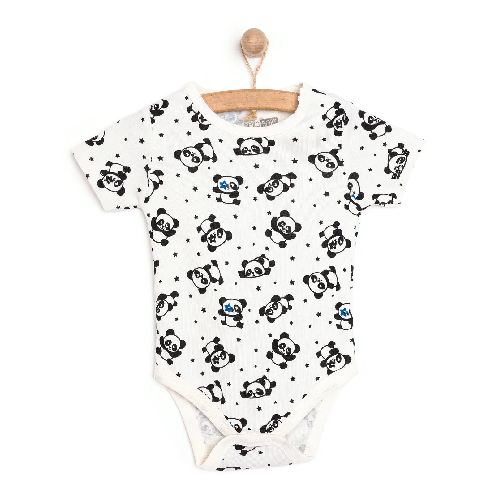 HelloBaby Baby Boy Short Sleeve Body - Beige - ebebek - Black Friday