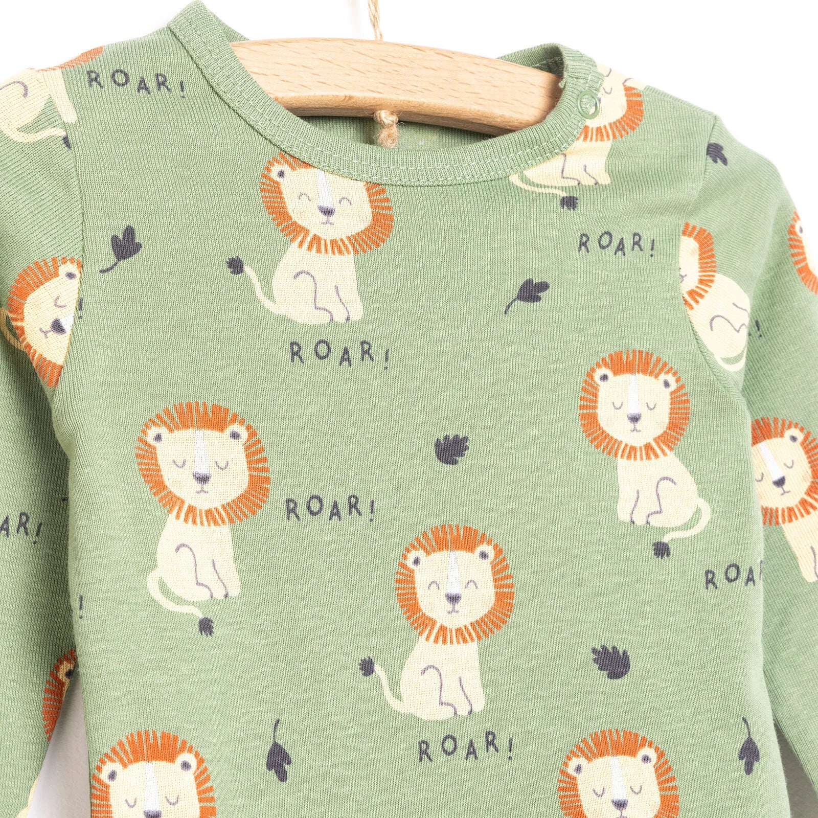 HelloBaby Baby Boy Long Sleeve Body - Green - ebebek - Black Friday