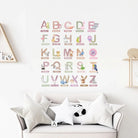 Live Vida Alphabet Wall Stickers with Animal Figures 26 pcs - Pink - ebebek - Black Friday