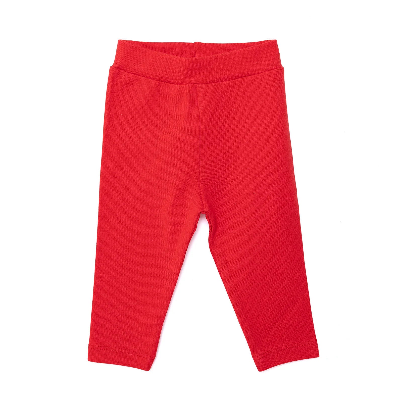 HelloBaby Basic Girl Rib Leggings - Red - ebebek - Black Friday