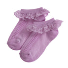HelloBaby Girl Socks with Lace - Purple - ebebek - Black Friday