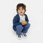 HelloBaby Little Sailor Boy Knit Cardigan - Blue - ebebek - Black Friday
