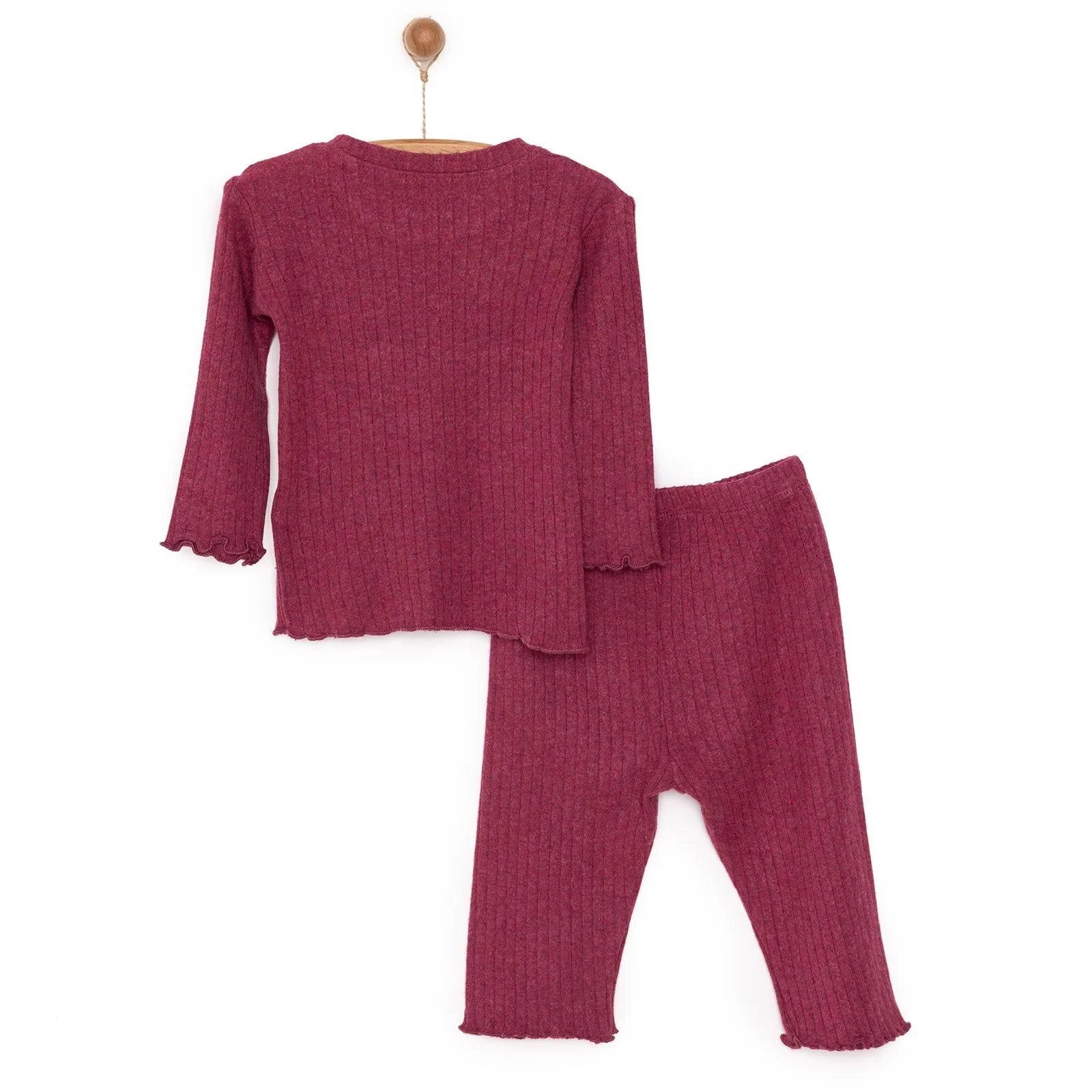 HelloBaby Girl Long Sleeve Pyjamas Set - Red - ebebek - Black Friday