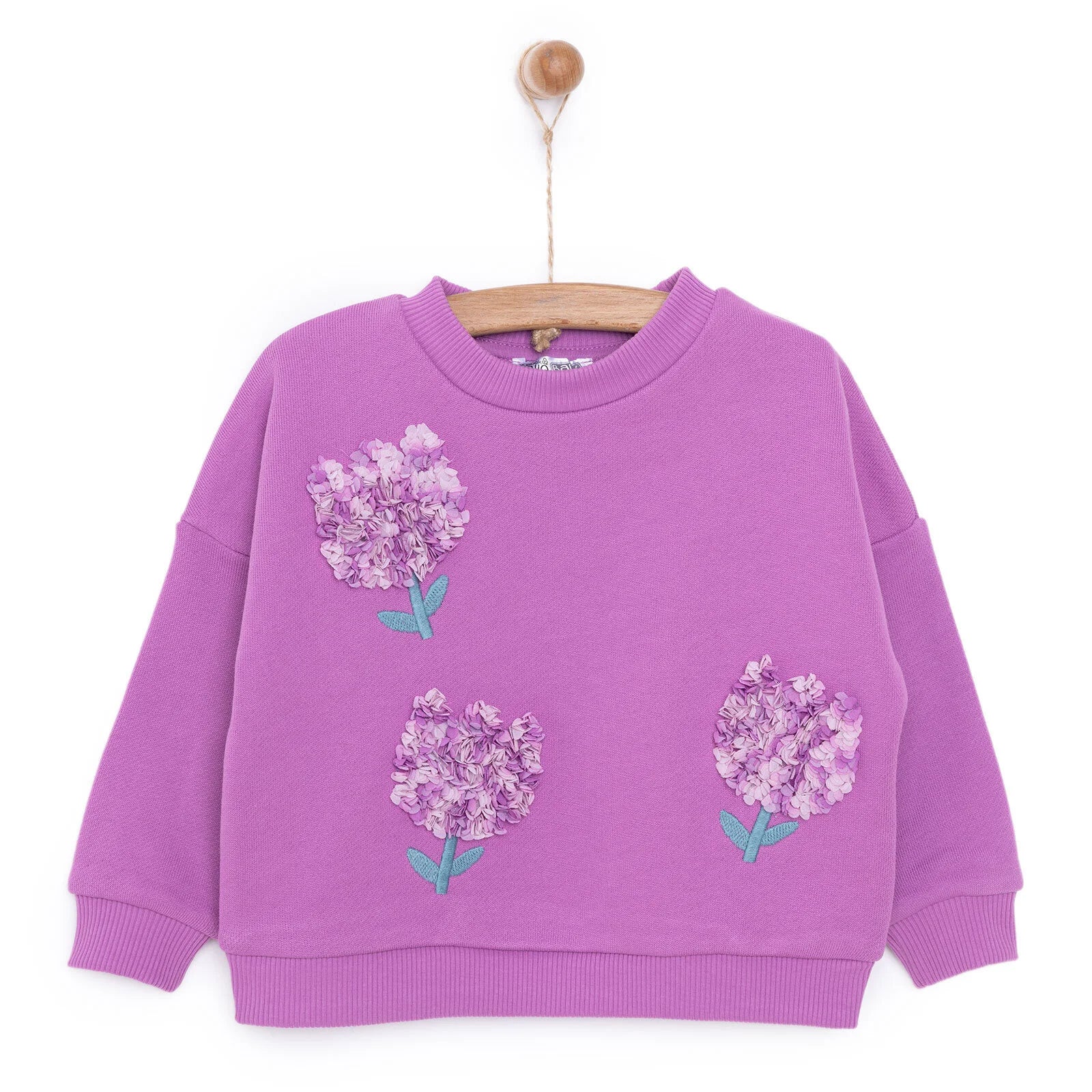 HelloBaby Tulip Girl Sweatshirt - Pink - ebebek - Black Friday