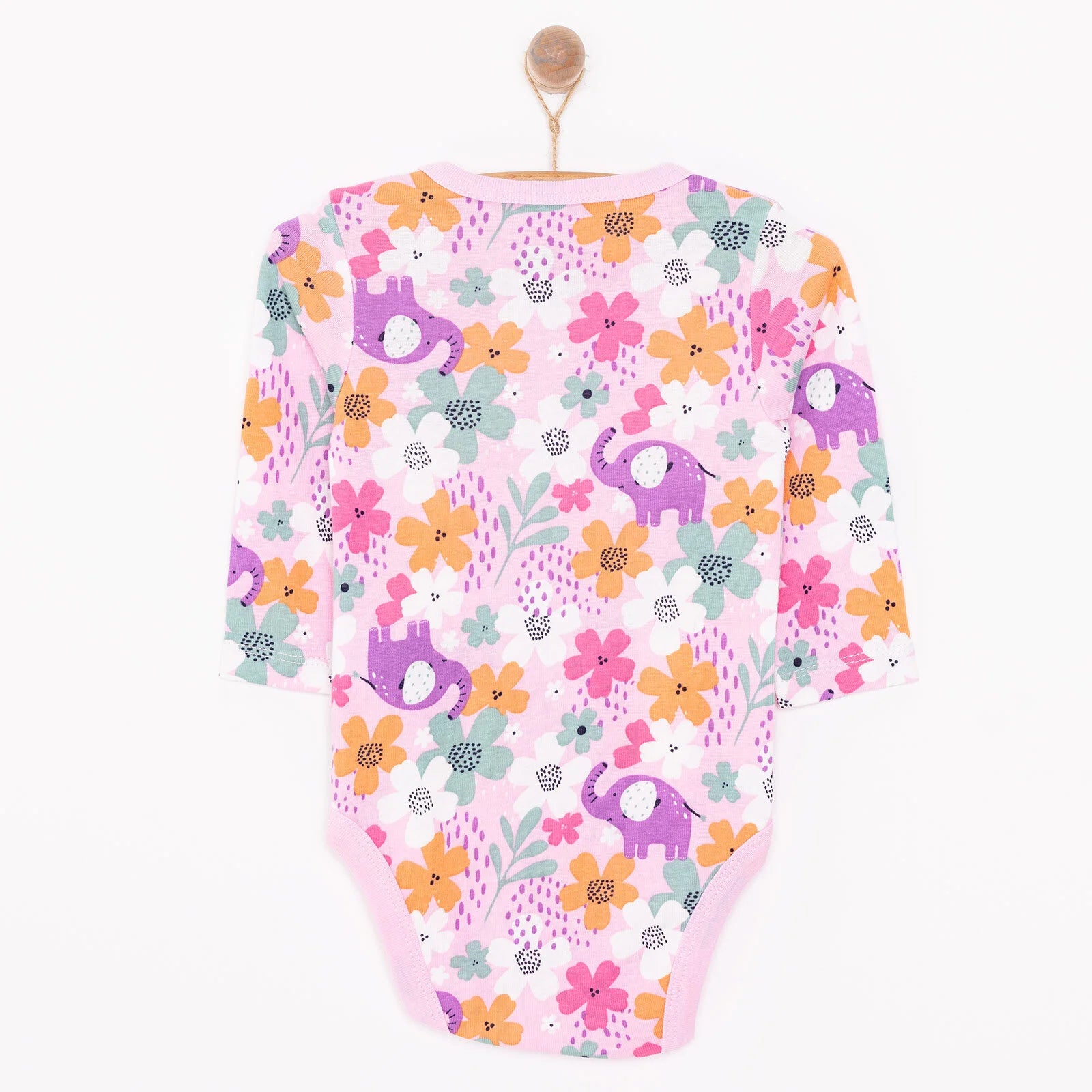 HelloBaby Baby Girl Long Sleeve Body - Powder - ebebek - Black Friday