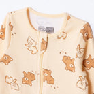 HelloBaby Newborn Footed Jumpsuit - Beige Printed - ebebek - Black Friday