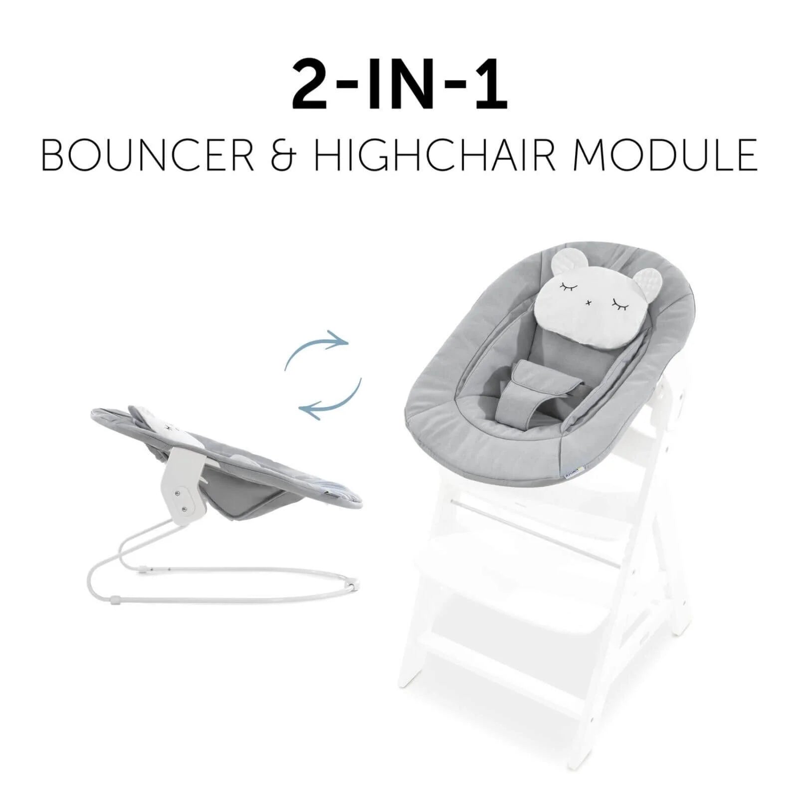 Hauck Alpha Bouncer 2 - in - 1 - Light Grey - Hauck - ebebek