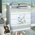 Shefa Kids 800 Changing Dresser - Pandas - ebebek - Black Friday