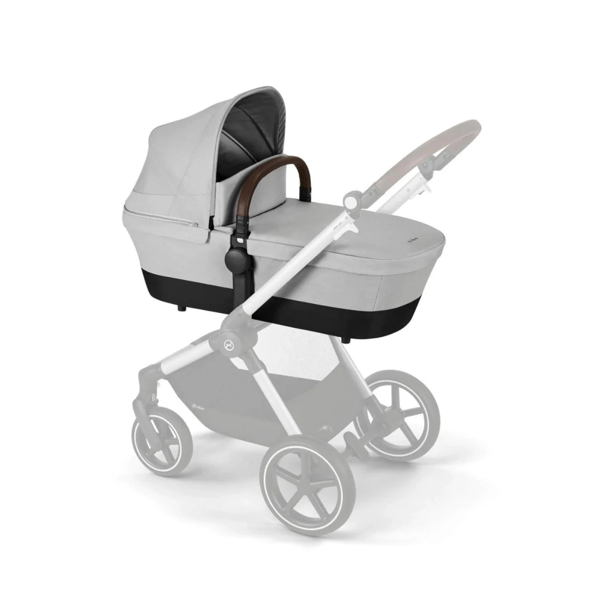 Cybex Eos Lux Silver 2 - in - 1 Pushchair - Lava Grey Lava Grey - ebebek