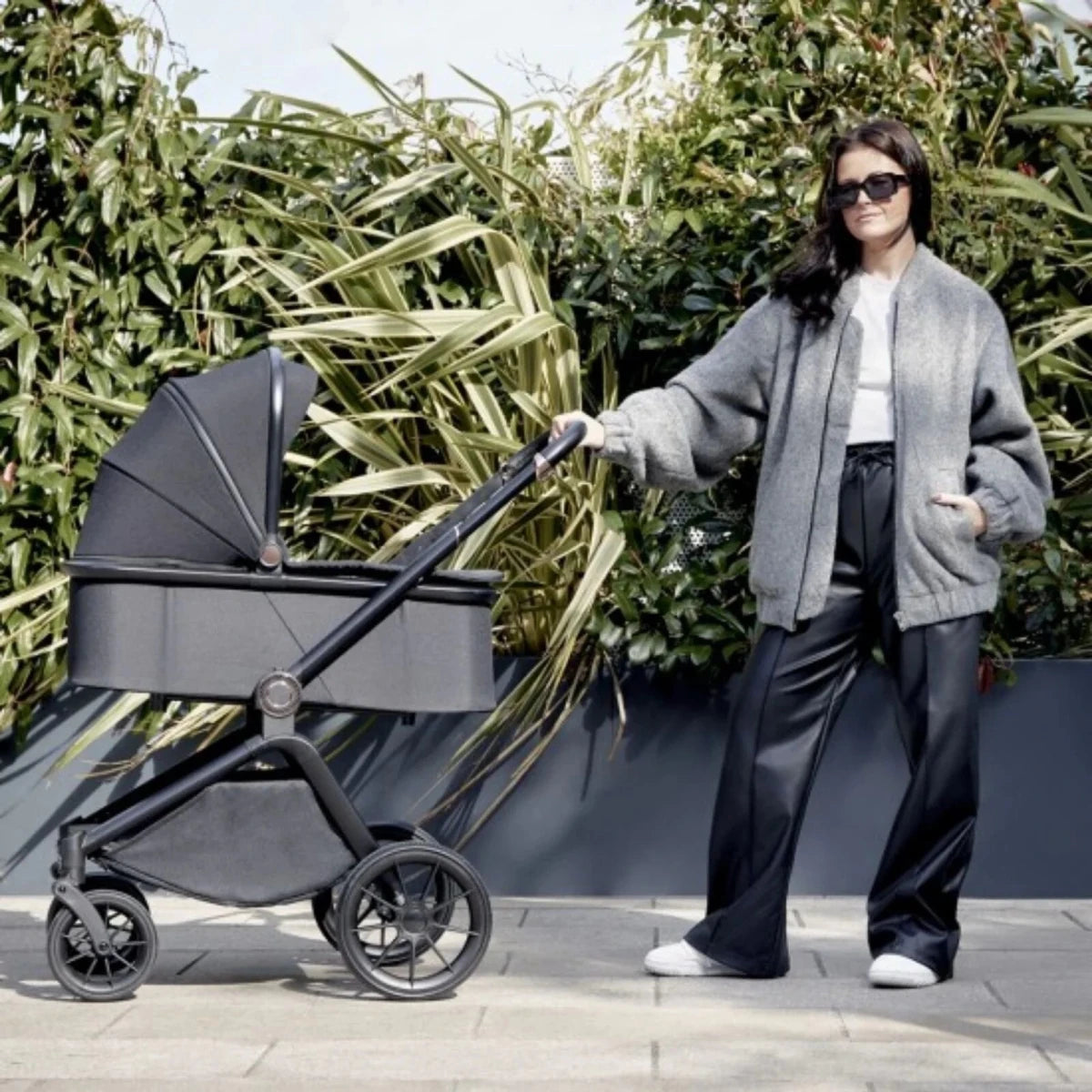 Ickle Bubba Altima Pram 9 pcs - Black Black - ebebek