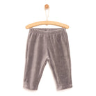 HelloBaby Basic Velvet Joggers - Dark Grey - ebebek - Black Friday