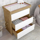 Shefa Kids 880 Baby Changing Unit - Cremona Oak/White - ebebek - Black Friday