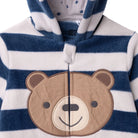 HelloBaby Newborn Polar Footed Jumpsuit - Navy Printed - ebebek - Black Friday