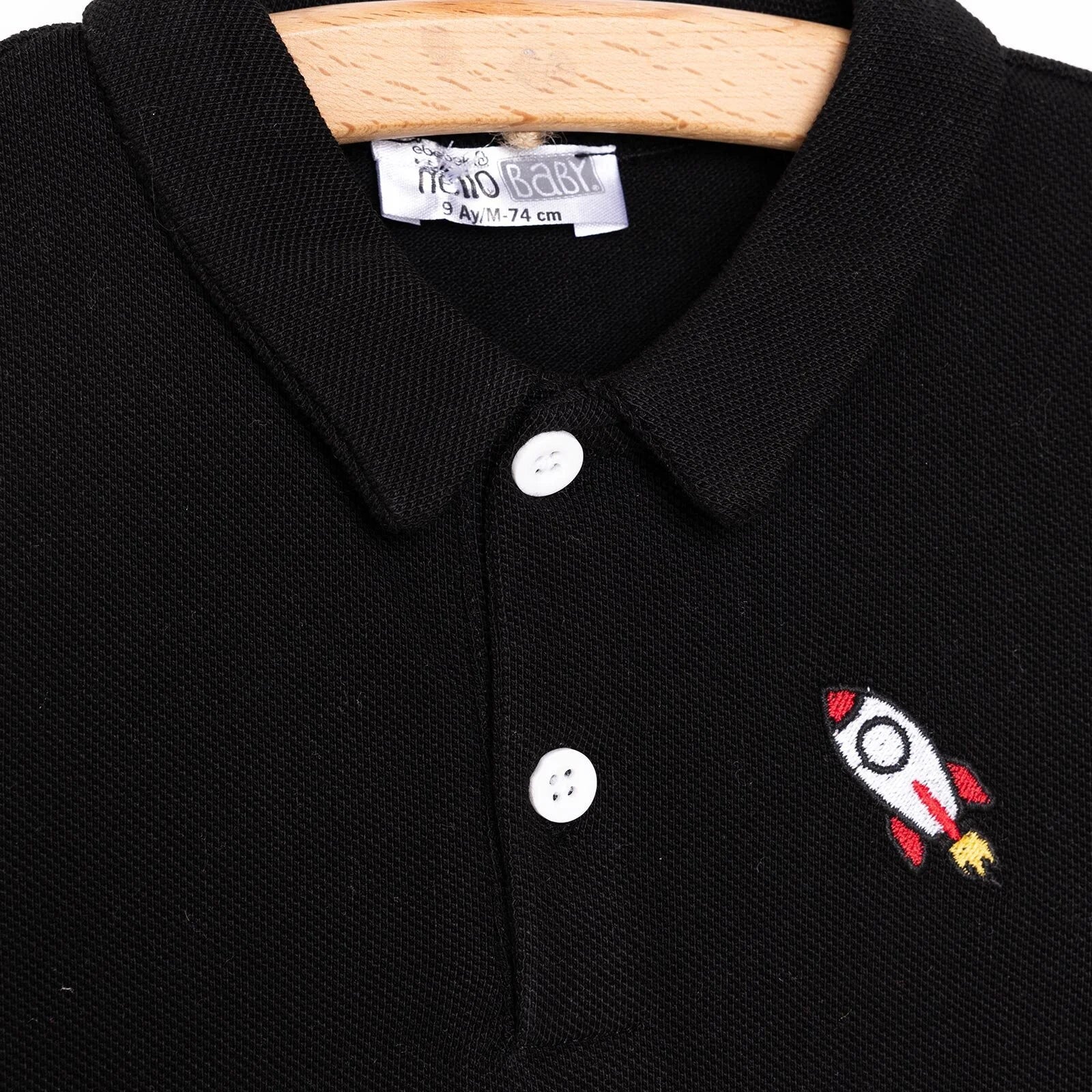 HelloBaby Basic Boy Camisole Long Sleeve T-shirt - Black - ebebek - Black Friday