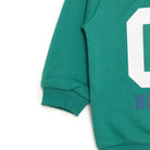 HelloBaby Basic Boy Low Raised Bear Printed Sweatshirt - Dark Green - ebebek - Black Friday