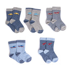 HelloBaby Baby Boy Socks 5 Pcs - Blue - ebebek - Black Friday