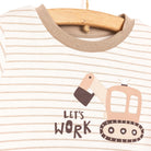 HelloBaby Boy Long Sleeve Pyjamas Set - Beige - ebebek - Black Friday