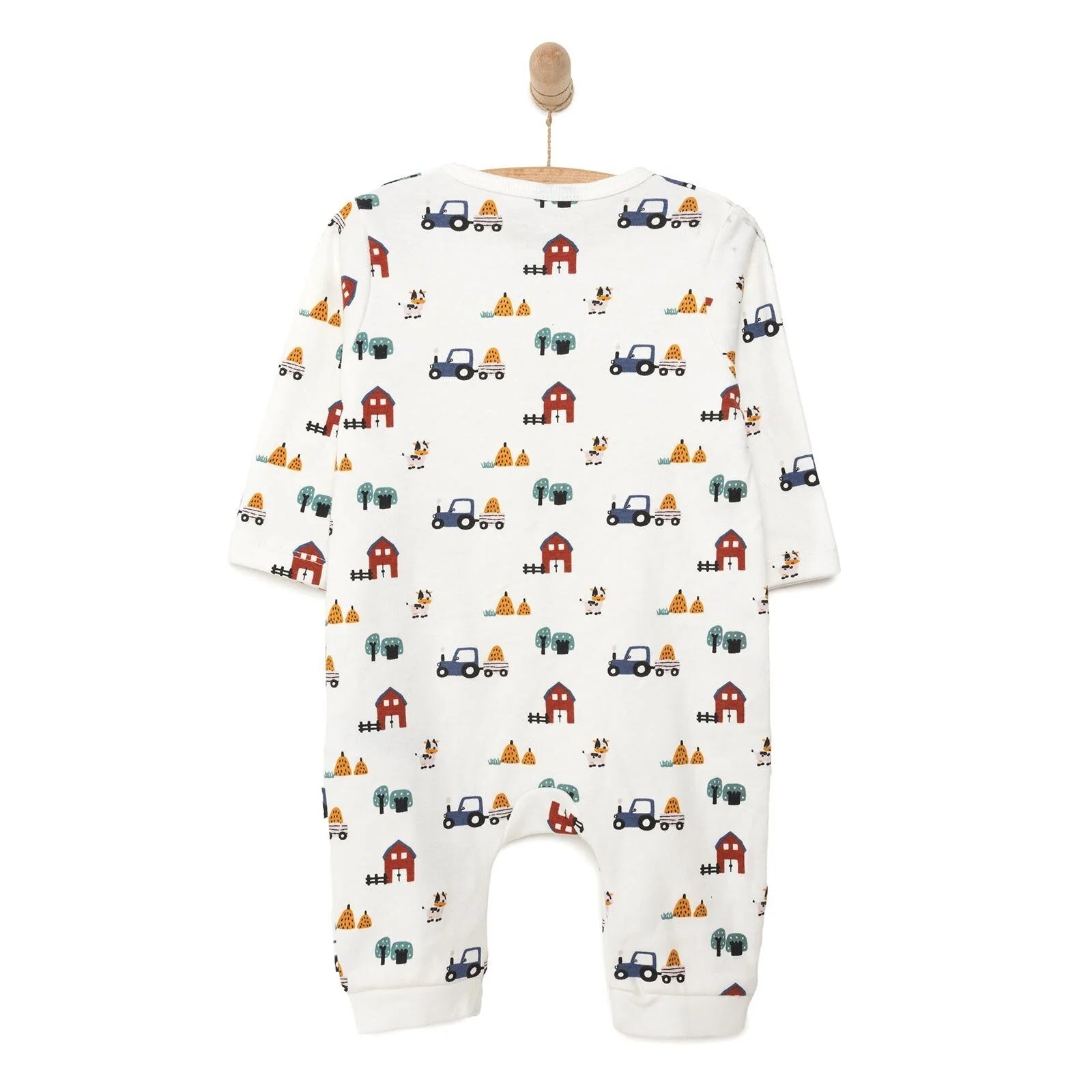 HelloBaby Newborn Boy Jumpsuit - Ecru - ebebek - Black Friday