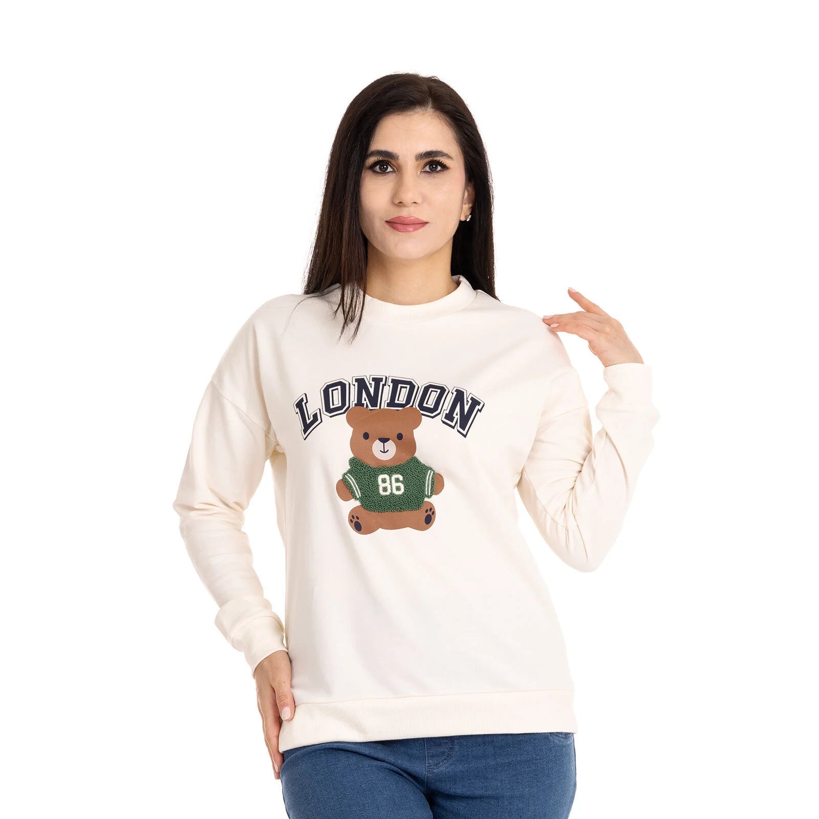 baby mom Mini Me Mom Maternity Sweatshirt - Ecru - ebebek - Black Friday