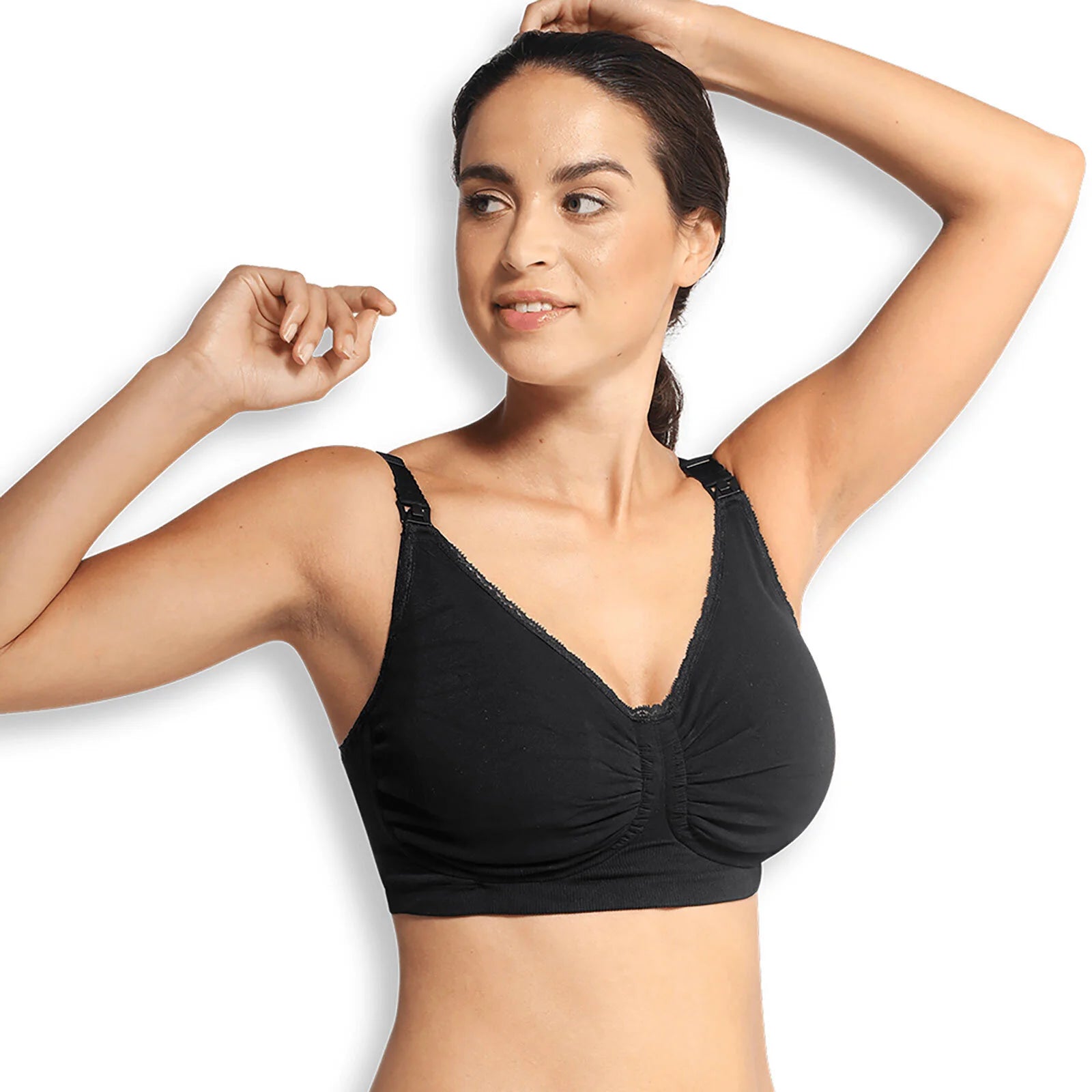 Carriwell Maternity & Nursing Bra with Padded - Black - ebebek - Black Friday