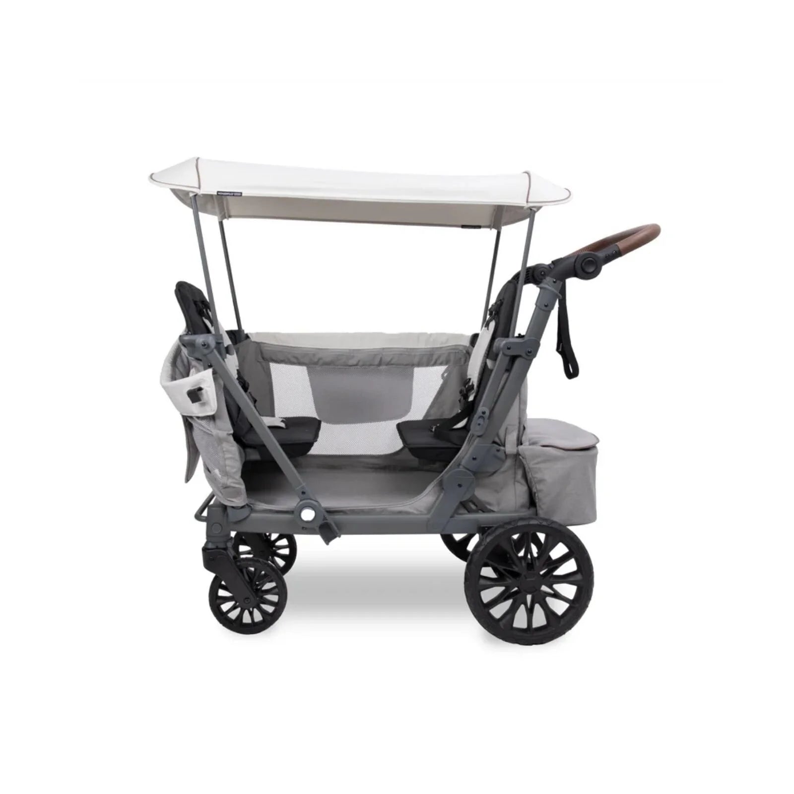 Wonderfold L2 Quad Stroller Wagon - Grey - ebebek - Black Friday