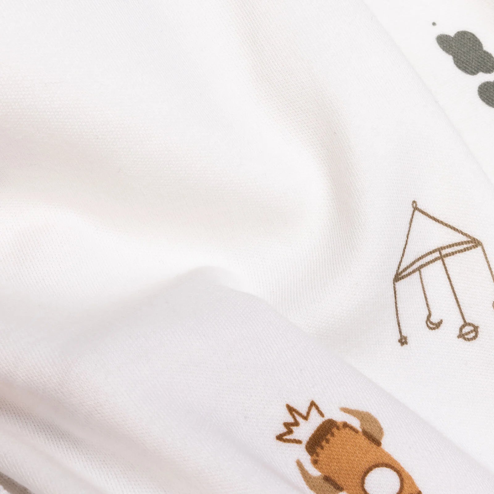 HelloBaby Boy Wrapover Top - Footed Bottom - Ecru - ebebek - Black Friday