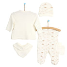 Bebbek Baby Boy 5 Pcs Newborn Starter Set - Ecru - ebebek - Black Friday