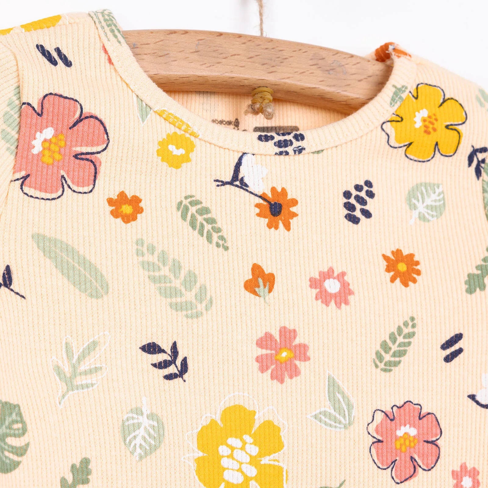 HelloBaby Girl Long Sleeve Pyjamas Set - Salmon - ebebek - Black Friday