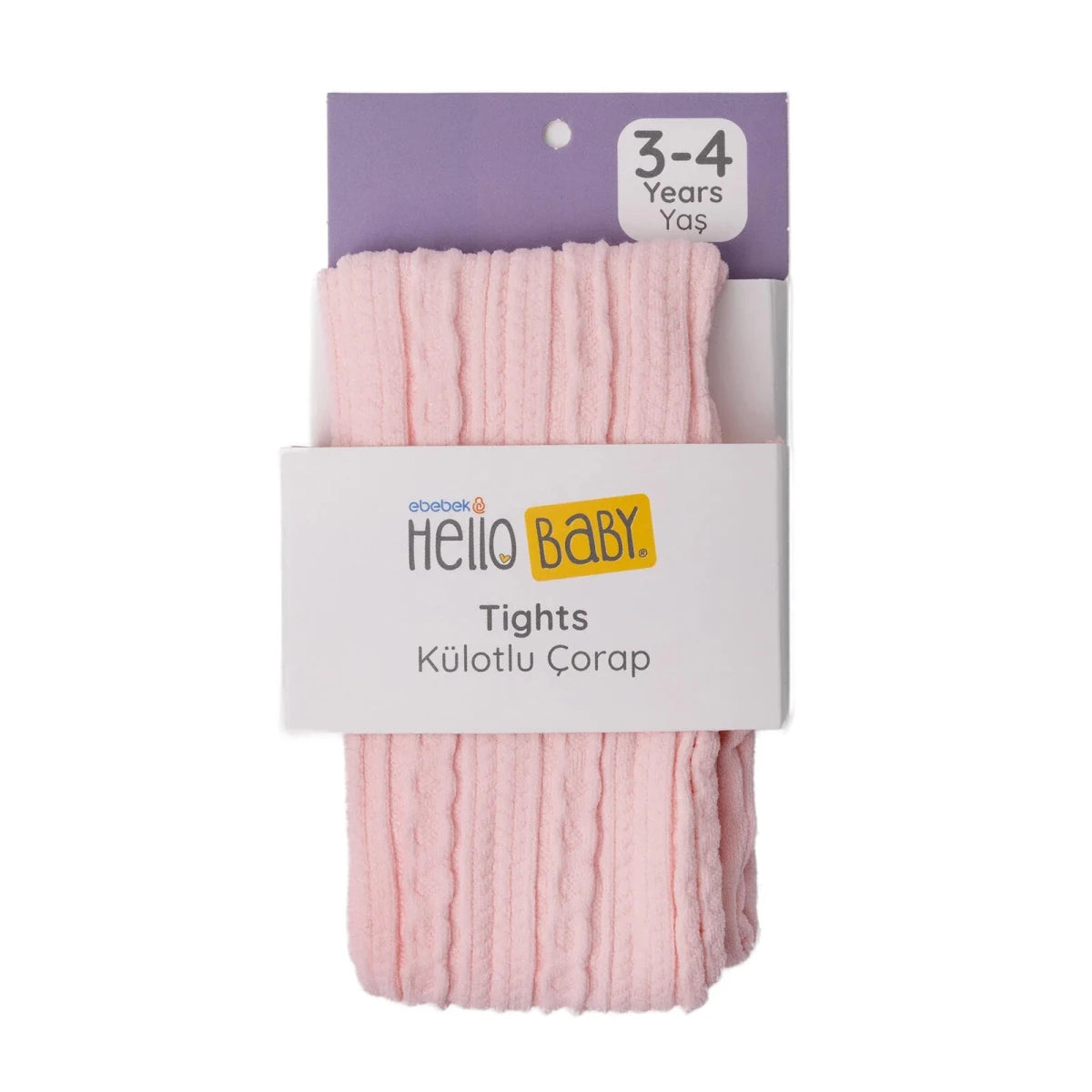 HelloBaby Girls Tights - Pink Pink - ebebek