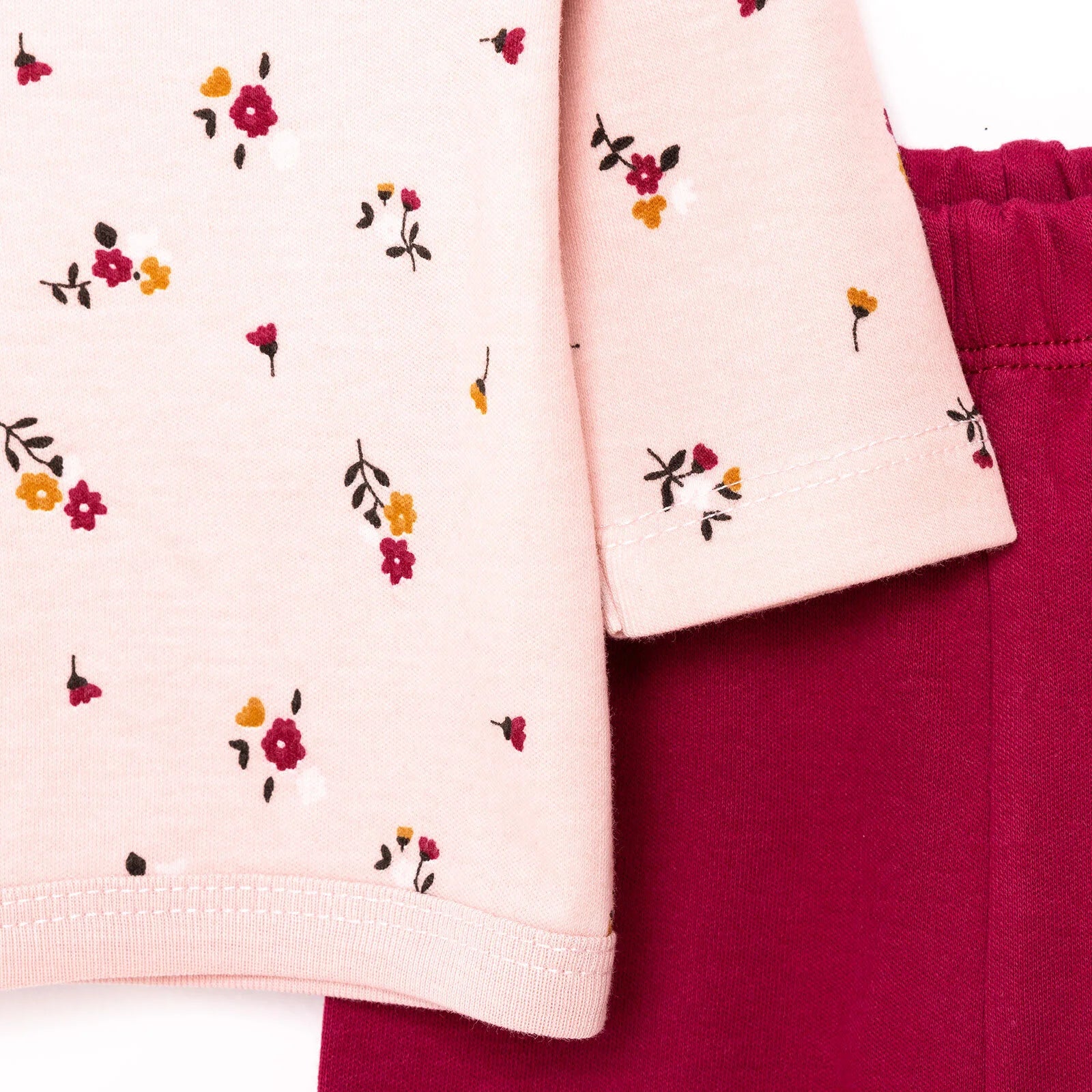 HelloBaby Girl Wrapover Top - Footed Bottom - Pink - ebebek - Black Friday