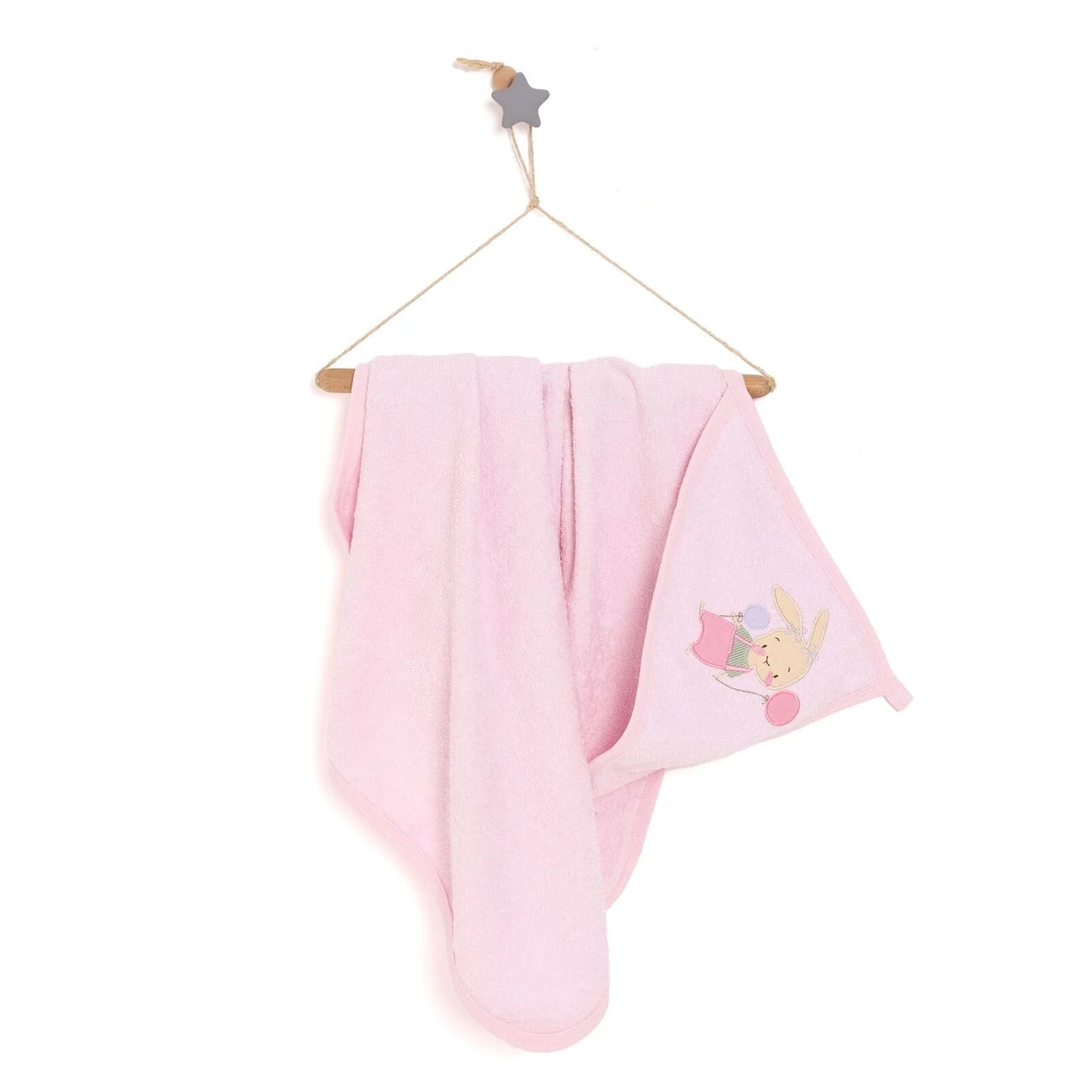 Bebecix Girl Baby Towel - Pink - ebebek - Black Friday