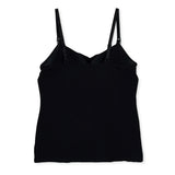 Baby Mom Mother Nursing Vest Decorative Collar Sleeveless - Black Black - ebebek